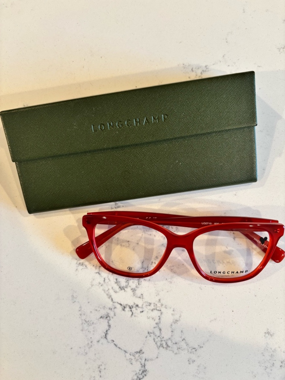 Brand New Longchamp Red Ladies Eyeglass Frames - Picture 2 of 7